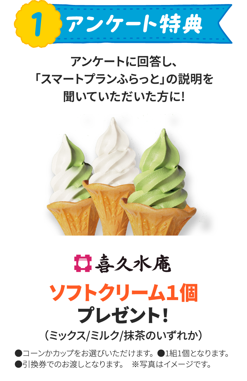 アンケート特典